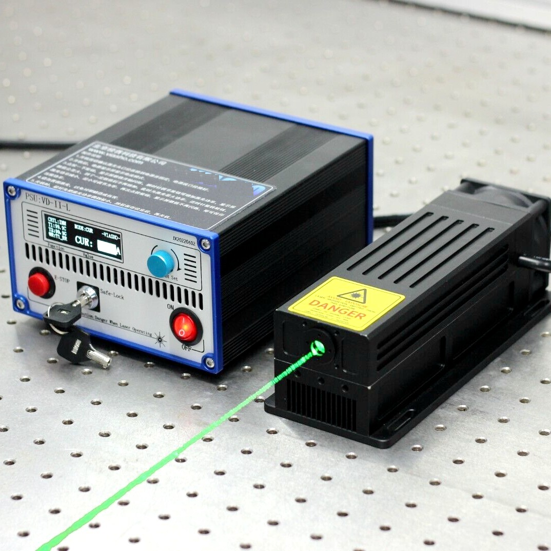 Green Laser 532nm Output power 100mW-1500mW TTL and Analog mode
